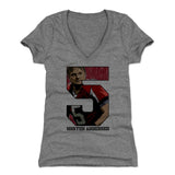 Morten Andersen Women's V-Neck T-Shirt | 500 LEVEL