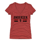 Morten Andersen Women's V-Neck T-Shirt | 500 LEVEL